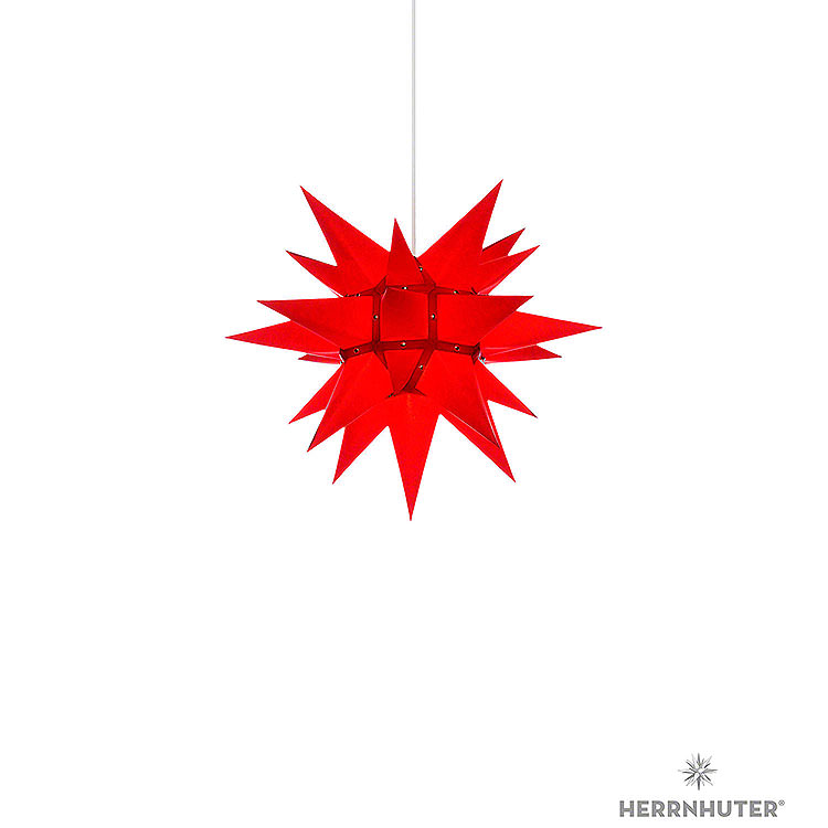 Herrnhuter Stern I4 rot Papier  -  40cm