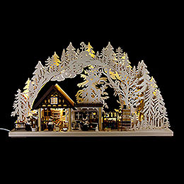 3D Candle Arch  -  Chefs  -  72x42,5x11cm / 28.3x16.7x4.3 inch