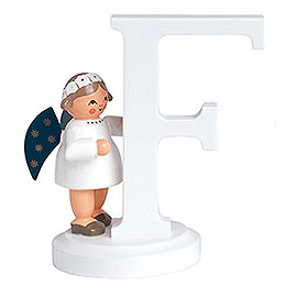 Angel Letter "F"  -  7cm / 2.8 inch