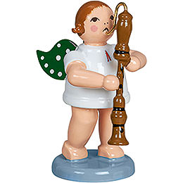 Angel with Bass Flute  -  6,5cm / 2.5 inch