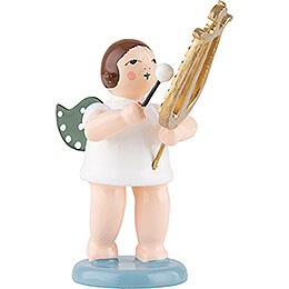 Angel with Lyre Bells  -  6,5cm / 2.5 inch