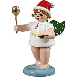 Baker Angel with Hat, Spoon and Cook Book  -  6,5cm / 2.5 inch