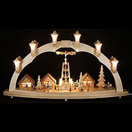 Candle Arch  -  Christmas Fair  -  31x17 inch  -  80x43cm / 16.9 inch