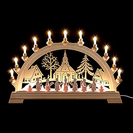 Candle Arch  -  Church of Seiffen  -  65x40cm/26x16 inch