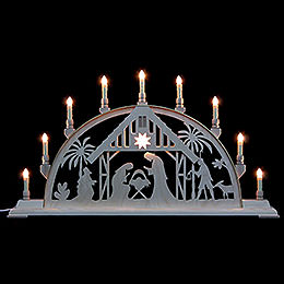 Candle Arch  -  Nativity Scene  -  78x42cm / 31x17 inch