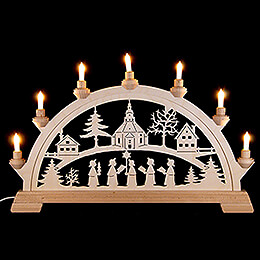 Candle Arch  -  Seiffen Church   -  55x36cm / 21.7x14.2 inch