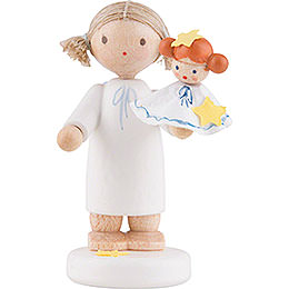 Flax Haired Angel with Kathrinchen  -  5cm / 2 inch