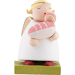 Guardian Angel with Baby  -  Girl  -  3,5cm / 1.3 inch
