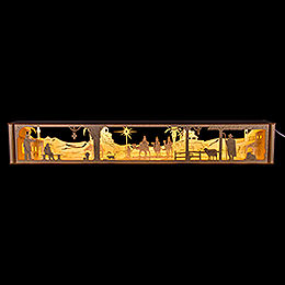 Illuminated Stand "Bethlehem"  -  67x10cm / 26x4 inch