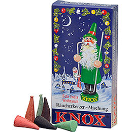 KNOX Räucherkerzen Weihnachtsmischung (Weihrauch, Tanne, Sandel)  -  24 Stück