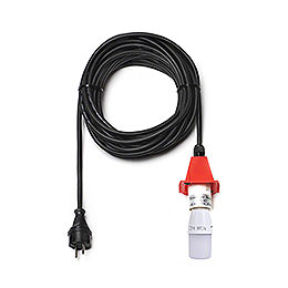 Kabel für Aussenstern 29 - 00 - A4 und 29 - 00 - A7, 10 m schwarz, LED, Deckel rot