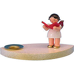 Kerzenhalter Engel mit Buch  -  7cm