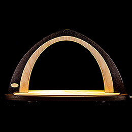 Light Arch without Figurines  -  Brown/Natural  -  52x29,7cm / 20.5x11.7 inch