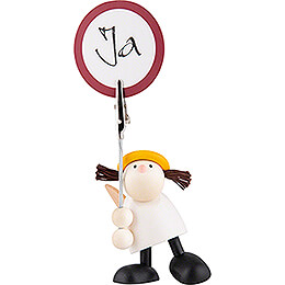 Lotte with Sign Holder  -  7cm / 2.8 inch