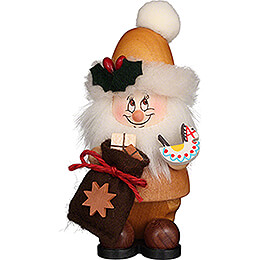 Micro Gnome Santa Natural  -  10,5cm / 4.1 inch