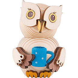 Mini Owl with Cup  -  7cm / 2.8 inch