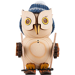 Mini Owl with Ski  -  7cm / 2.8 inch