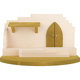 Nativity Stable  -  Central Part  -  31x19cm / 12.2x7.4 inch