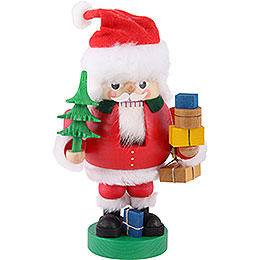 Nussknacker Santa mit Paketen  -  19cm