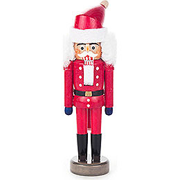Nussknacker Weihnachtsmann rot  -  14cm