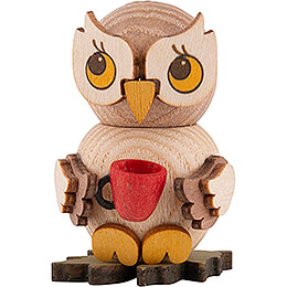 Owl Child with Cup  -  4cm / 1.6 inch