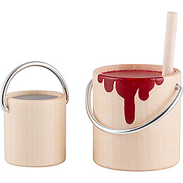 Paint Buckets  -  2 pieces  -  5,5cm / 2.2 inch