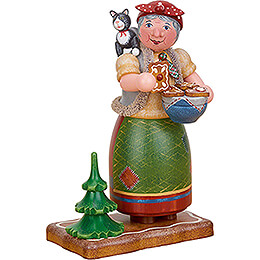 Smoker  -  Gingerbread Witch  -  20cm / 7.9 inch
