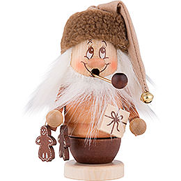 Smoker  -  Mini Gnome with Package  -  14,0cm / 6 inch