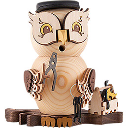 Smoker  -  Owl Mechanic  -  15cm / 5.9 inch