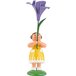 Sommerblumenmädchen mit Iris  -  12cm