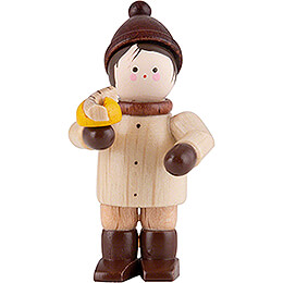 Thiel - Figur Mini - Figur Junge mit Bratwurst  -  natur  -  4,6cm