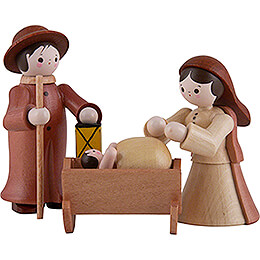 Thiel Figurines  -  Holy Family  -  natural  -  6cm / 2.4 inch