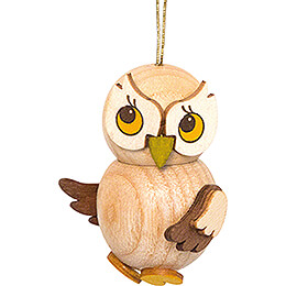 Tree Ornament  -  Owl Child natural  -  4cm / 1.6 inch